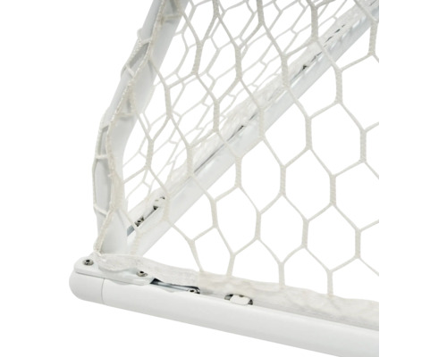 Gedetailleerde weergave van een voetbaldoel met net