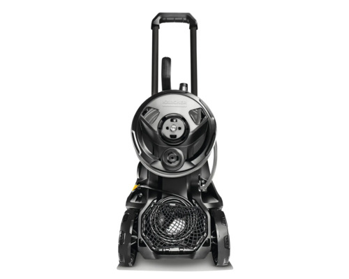 Kärcher hogedrukreiniger met slanghaspel en transportwielen