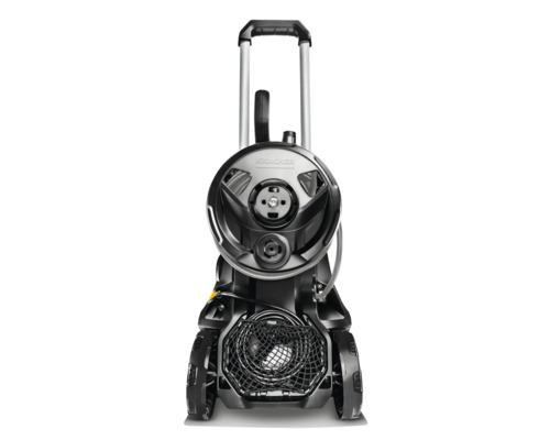 Kärcher hogedrukreiniger met slanghaspel en transportwielen