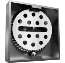 Snijmachine met rond mes met gaten