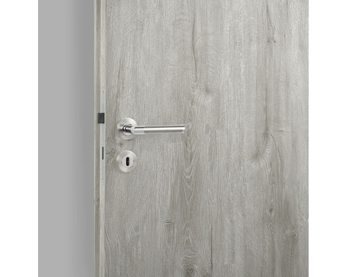 Houten deur met deurklink