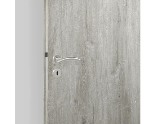 Binnendeur met deurkruk en houtlook