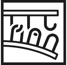 Symbool voor een droogmolen