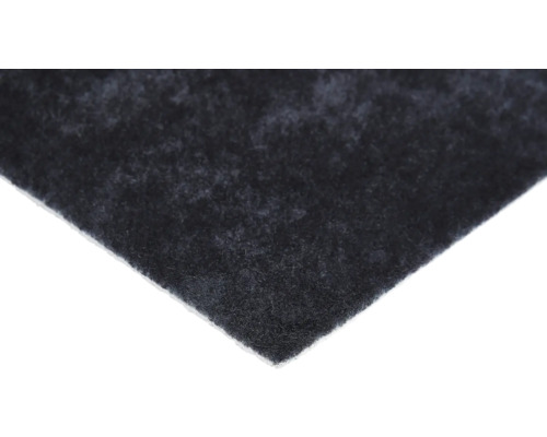 Close-up van een zwart naaldvilttapijt