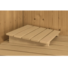 Houten voetensteun voor sauna
