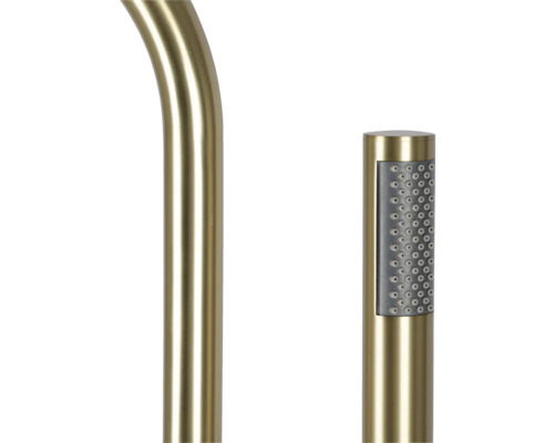 Douchestang en handdouche van metaal