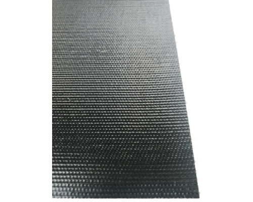 Zwarte vijverfolie met noppenstructuur