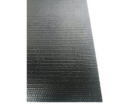 Detailweergave van een geluidsreducerende ondervloer met oppervlaktestructuur