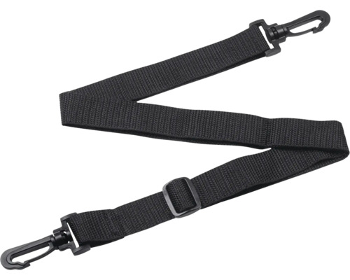 Schouderriem met karabijnhaken en lengteverstelling