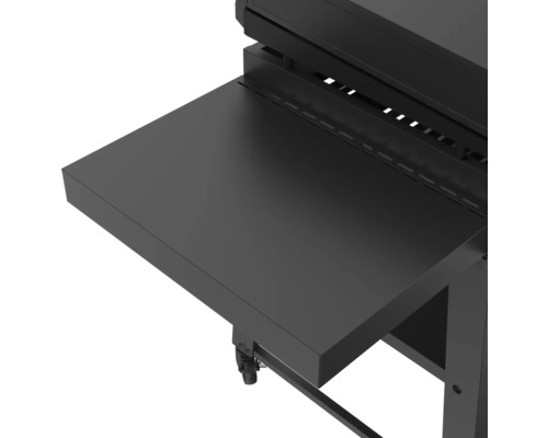 Gedetailleerde weergave van een barbecue met opbergruimte