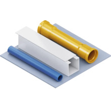 Afbeelding van diverse installatiematerialen: buis, kanaal en kabelbeschermingsbuis