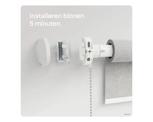 Rollosysteem voor wandmontage met kettingbediening