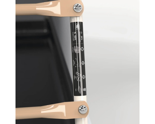 Detailweergave van een frame met informatie over repareerbaarheid en recycling