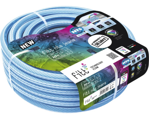Opgerolde tuinslang, 20 meter lang, Fitt NTS Jeans