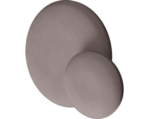 Twee ronde wandlampen