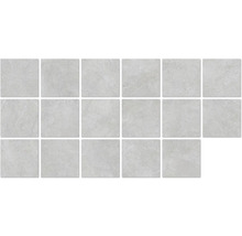 Rechthoekige vloertegels met steendecor, in een vier bij vier opstelling