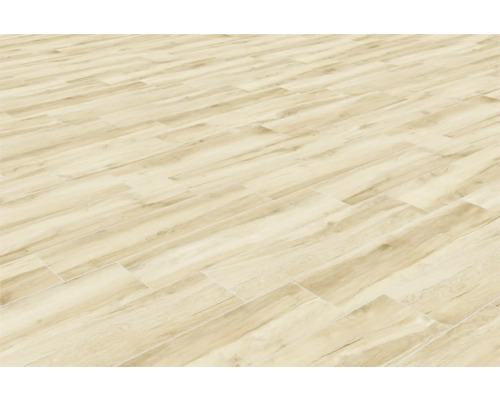 Gelegde vloerbedekking in houtlook