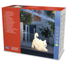 Verpakking van een LED-decoratielamp in de vorm van een kat voor buiten