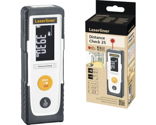 Laserliner Afstandsmeter Distance Check 25 met verpakking