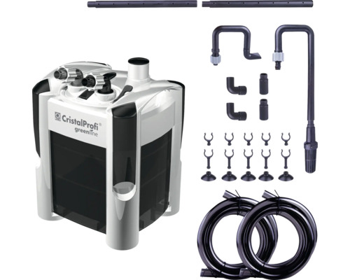 Aquarium buitenfilter met accessoires