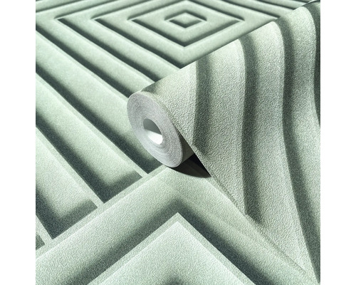 Rol behang met geometrisch patroon van vierkanten