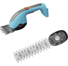 Gardena accu grasschaar met grasschaarmes en struiksnijmes