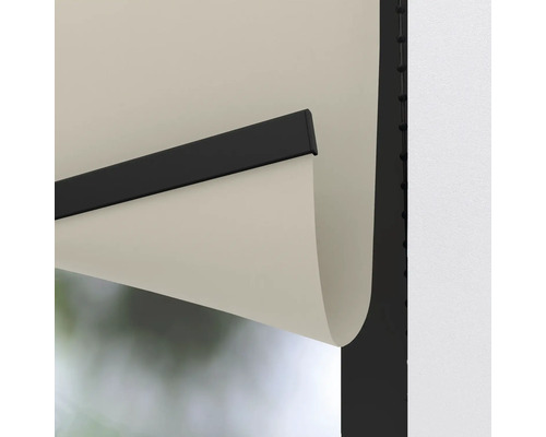 Detailopname van een rolgordijnbevestiging