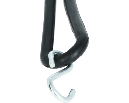 Hangmatframehaak van metaal en rubber