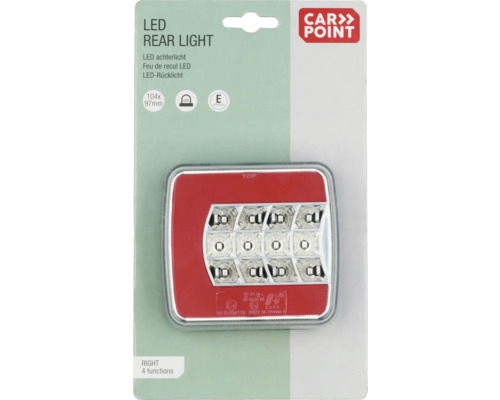 Carpoint LED achterlicht, 104x97 millimeter