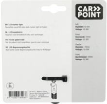 Carpoint LED breedtelicht links voor aanhanger, 72 mm diameter