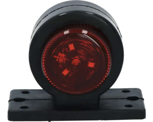 Ronde LED-achterlicht met zwarte behuizing