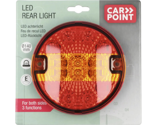 Car Point LED achterlicht met een diameter van 140 millimeter