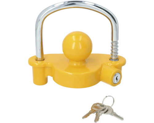Koppelslot met sleutels voor het beveiligen van aanhangers
