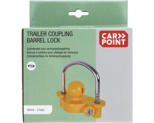 Aanhangerkoppeling cilinderslot in doos