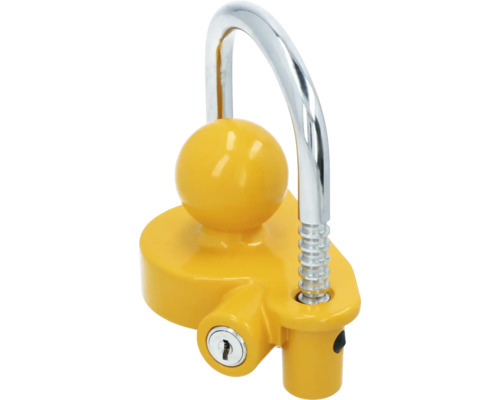Geel kogelkoppelslot met beugelslot