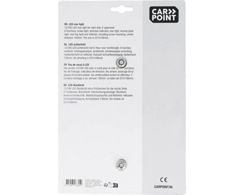 Carpoint LED achterlicht voor de rechterzijde
