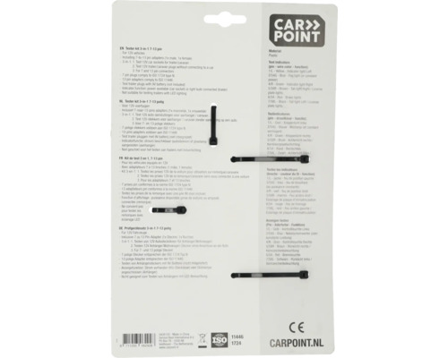 3-in-1 7-13 polige aanhanger tester voor 12 volt voertuigen