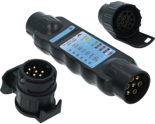 Aanhangerstekkerdoostester voor het controleren van de elektrische verbinding tussen het trekkende voertuig en de aanhanger