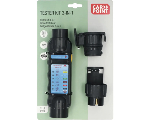 3-in-1 testset voor het testen van aanhanger aansluitingen