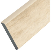 Plint met houten structuur