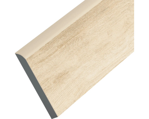 Plint met houten structuur