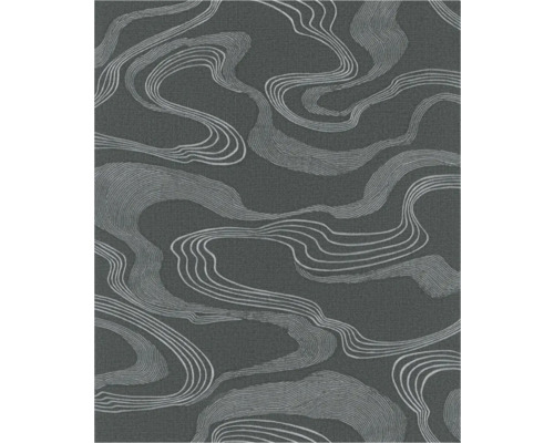 MARBURG Vliesbehang 34537 Kumano abstract zwart Behang met abstract lijnenpatroon voor wanddecoratie