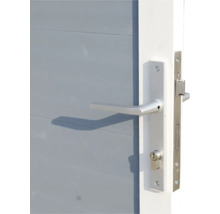 Deurbeslag met handgreep en slot