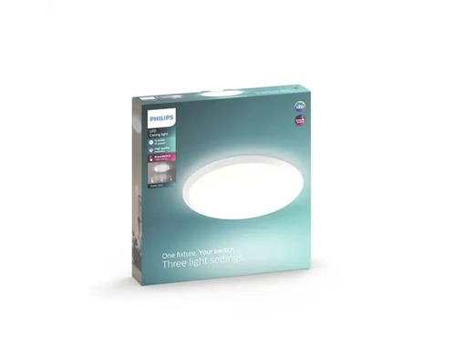 Verpakking van een Philips LED plafondlamp