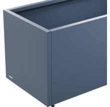 Rechthoekige plantenbak van metaal