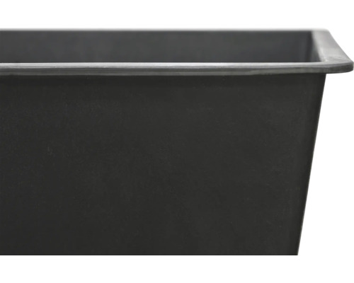 Zwarte mortelkuip van kunststof