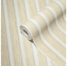 Behangrol met houten streepjespatroon