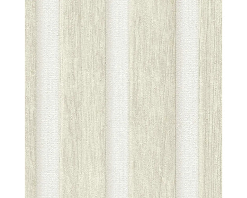 Behang met houten planken look