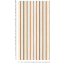 Houten paneel met lattenstructuur voor wand- of plafondbekleding