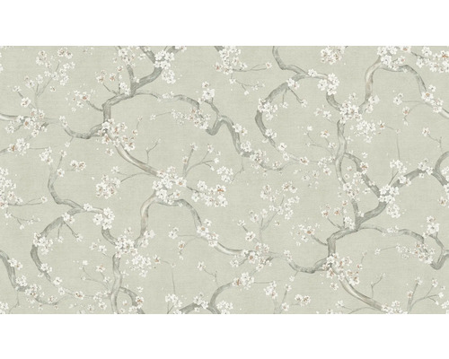 Behang met bloemmotief